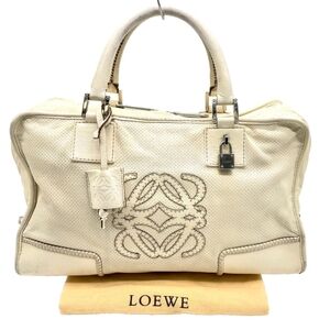 Loewe Satchel with Embossed Detail Includes Dust Bag